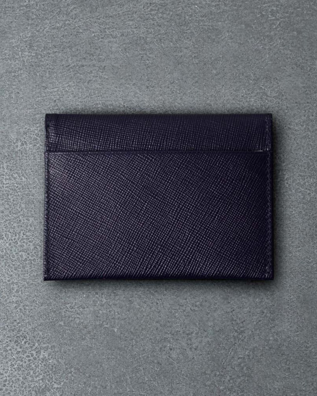 Merci - Card Holder with Flap - Navy