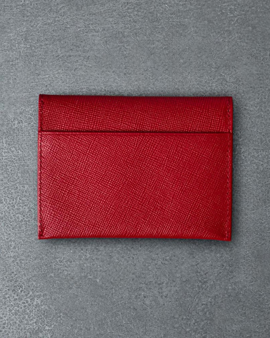 Merci - Porte Carte À Rabat - Rouge