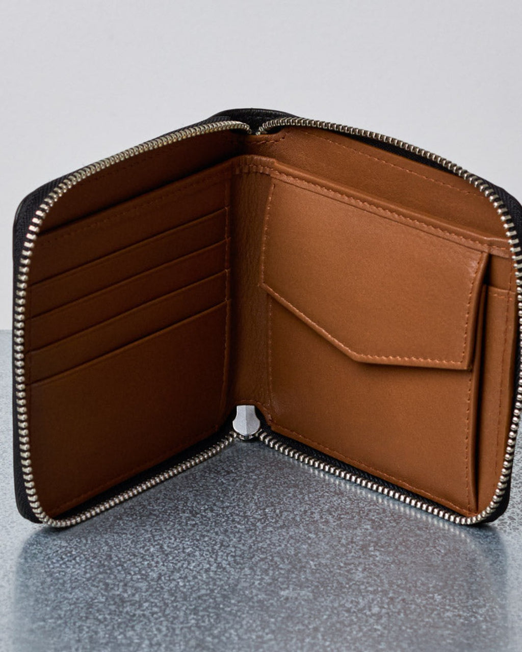 Merci - Porte Feuille Zip - Noir