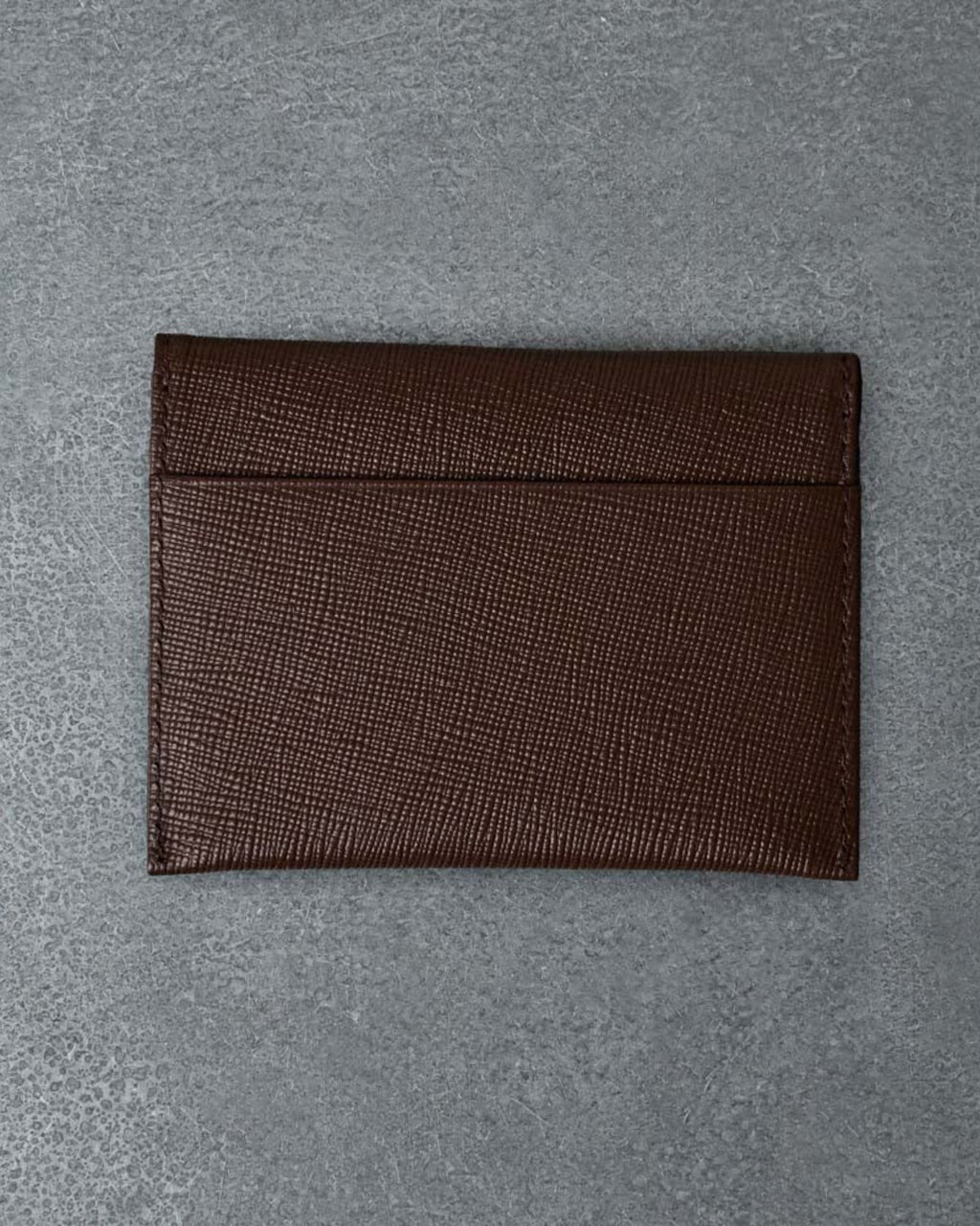 Merci - Card Holder with Flap - Chocolate