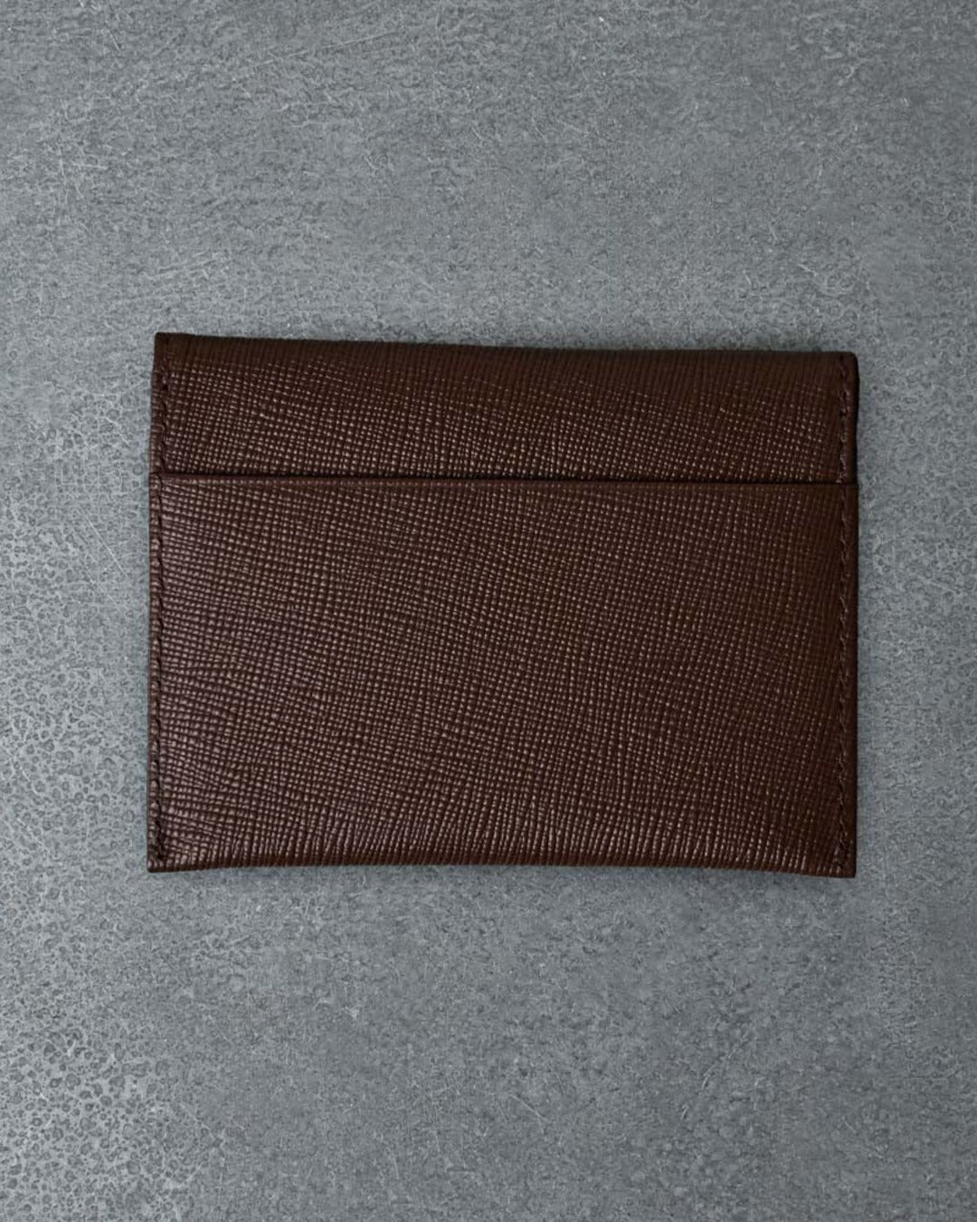 Merci - Card Holder with Flap - Chocolate