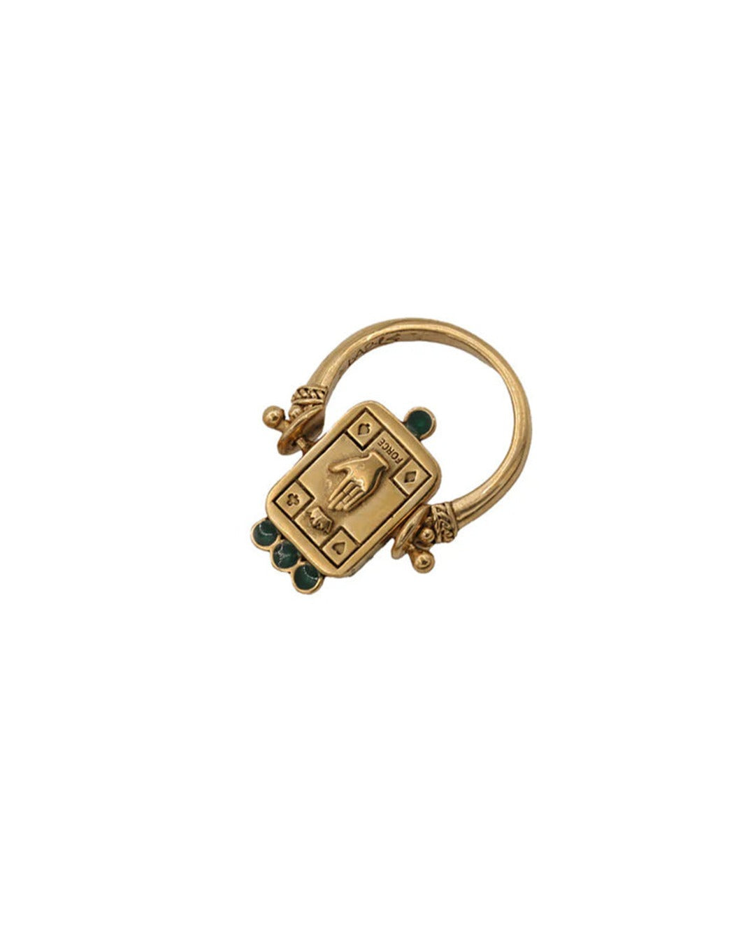 La2L - Bague Sacha Force Pivot - Hessonite