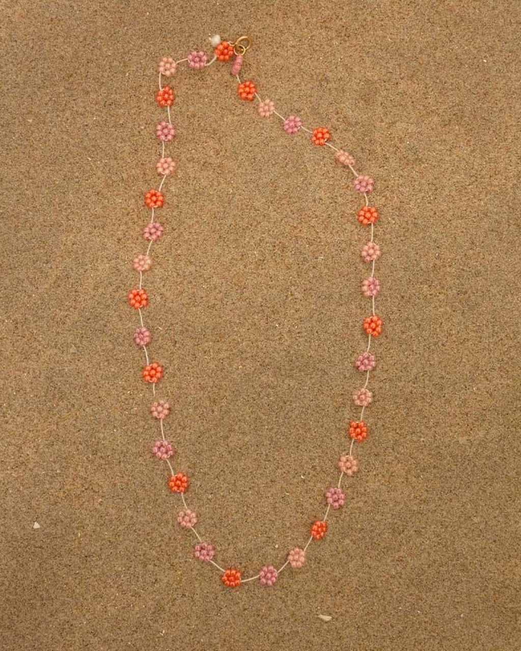 Labro - Fiori Necklace N°45 - Misto Coral