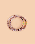 Juhu - Bracelet Duo Mini Leo - Blanc & Marron