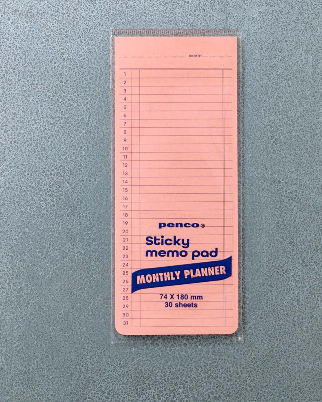 Penco - Monthly Planner Notepad - Pink