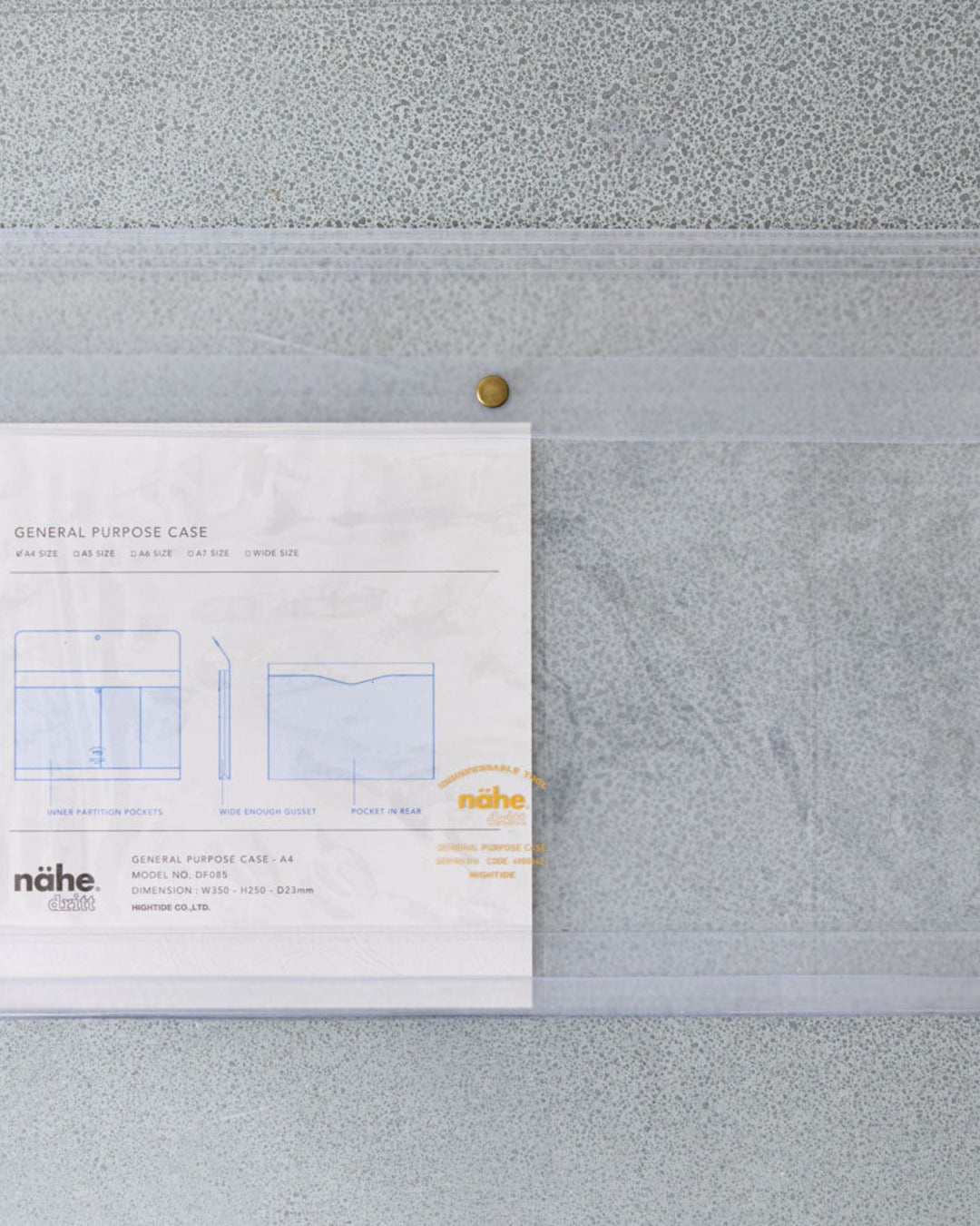 Náhe - Multipurpose Document Pouch - Clear
