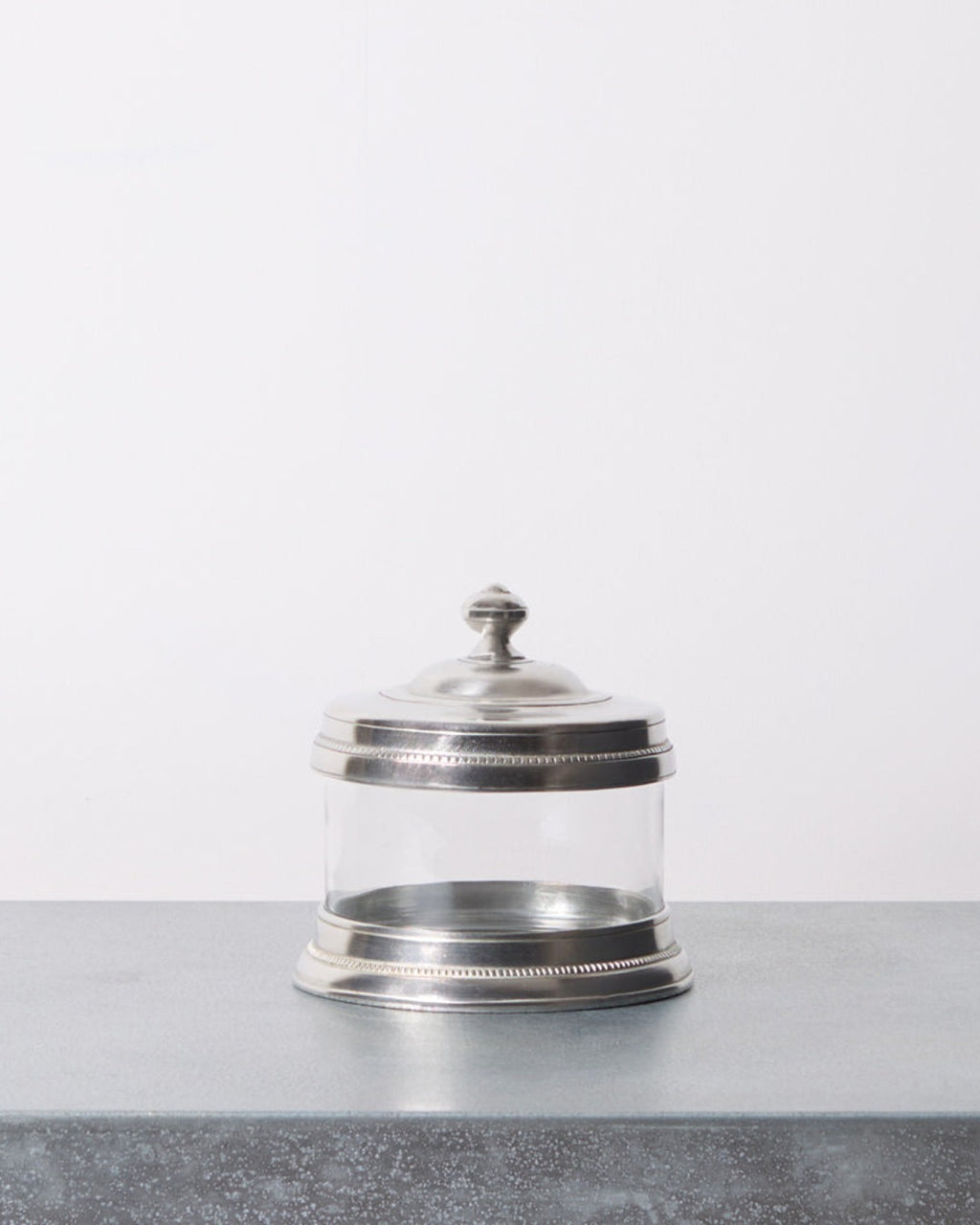 Cosi Tabellini - Glass and Pewter Jar