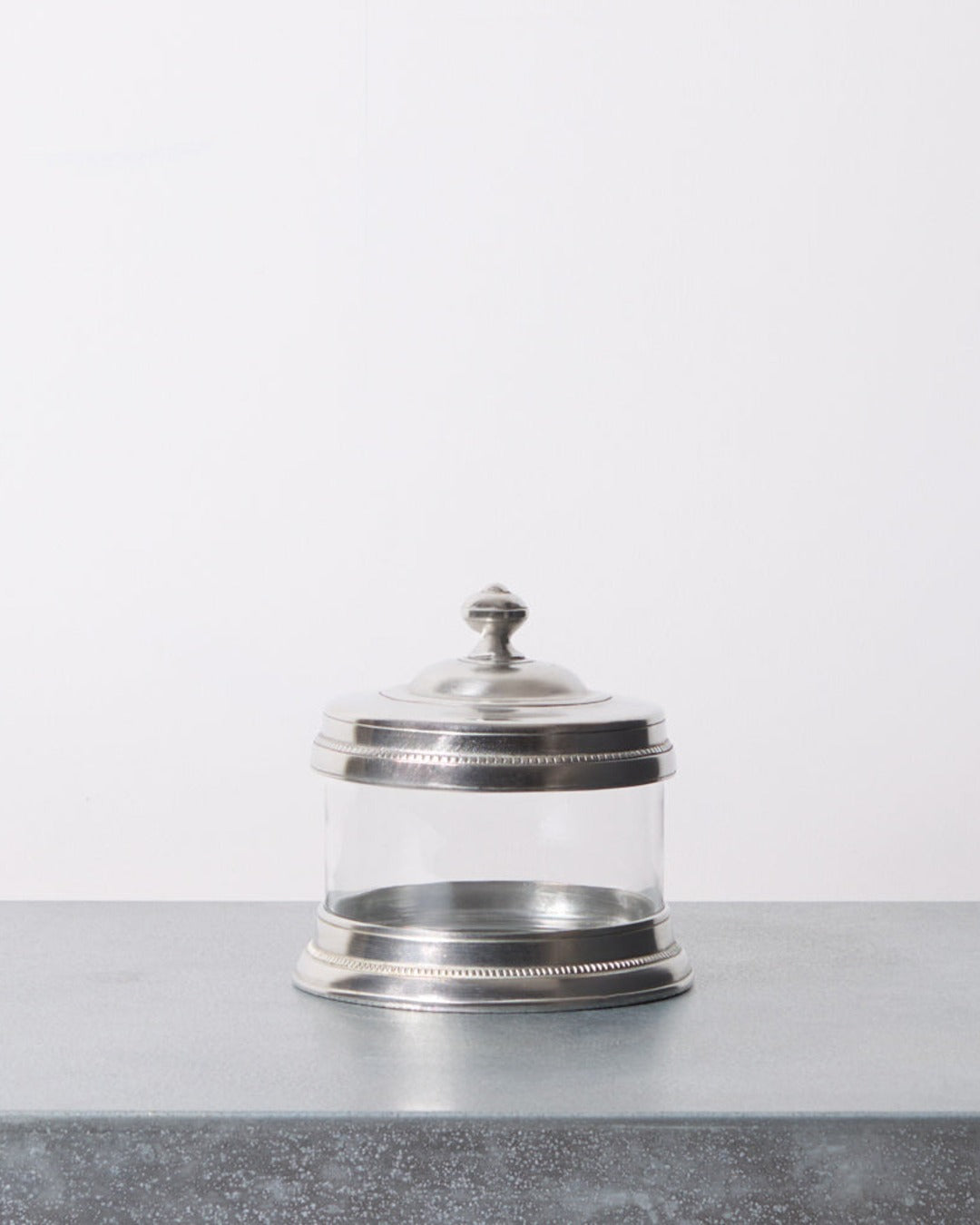 Cosi Tabellini - Glass and Pewter Jar