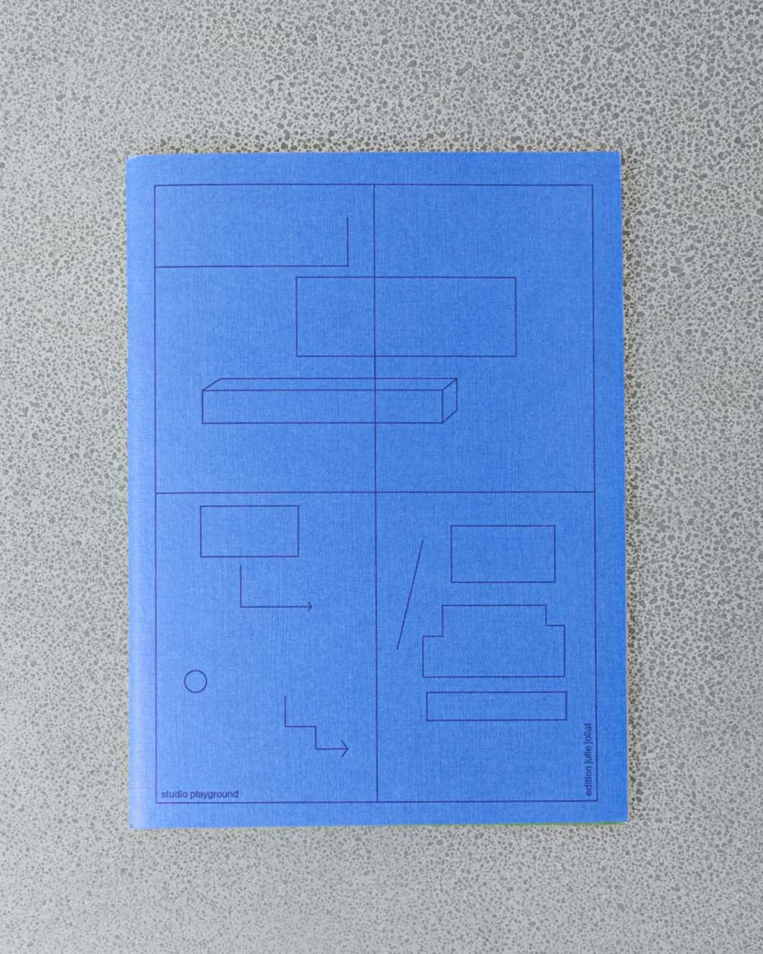 Edition Julie Joliat - Carnet Booq - Bleu & Violet