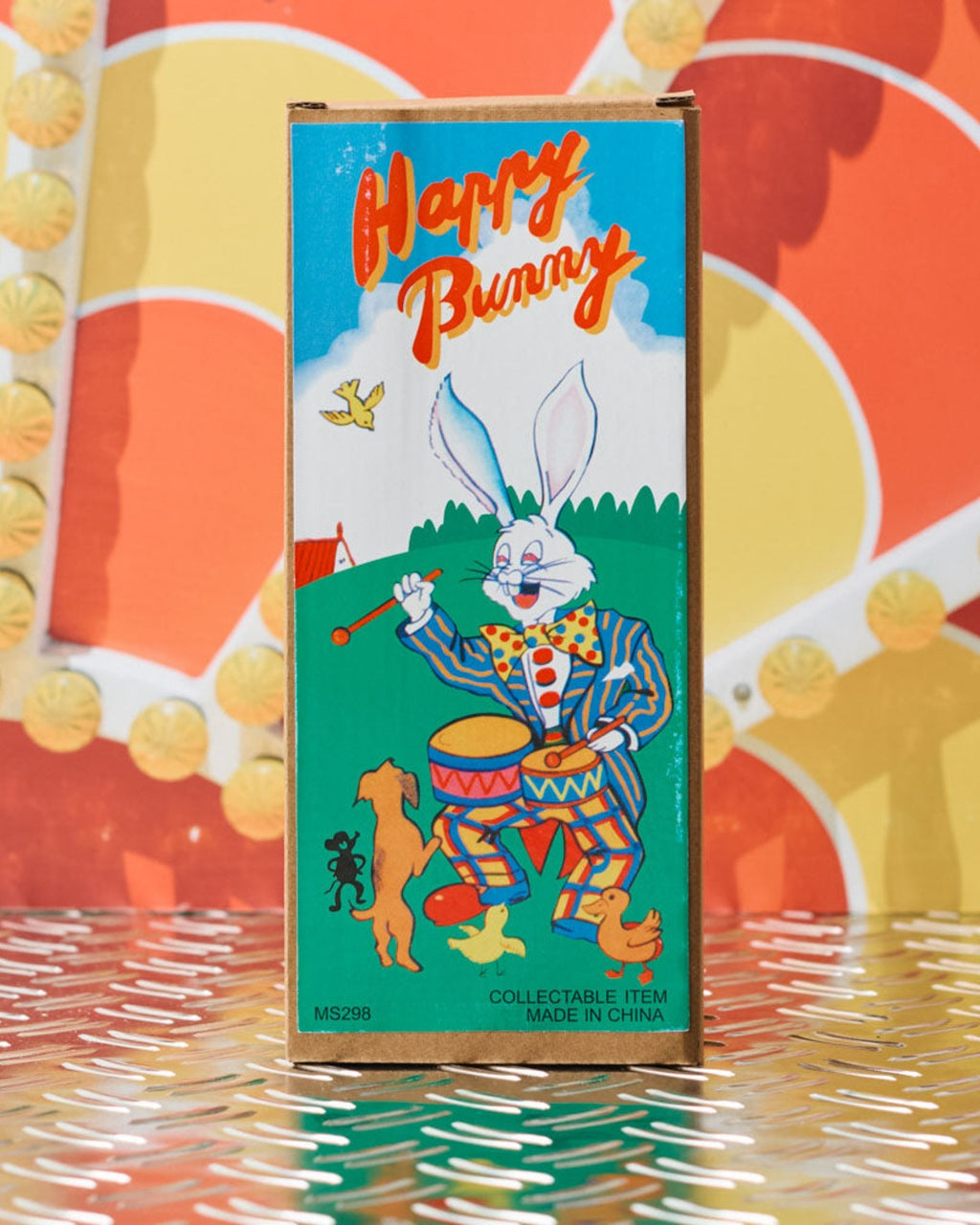 Die Blechfabrik - Toy - Rabbit with Drum