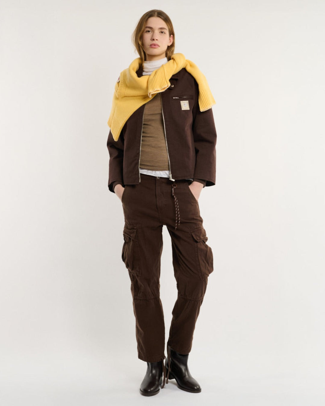 Merci - Veste Marla - Marron Foncé