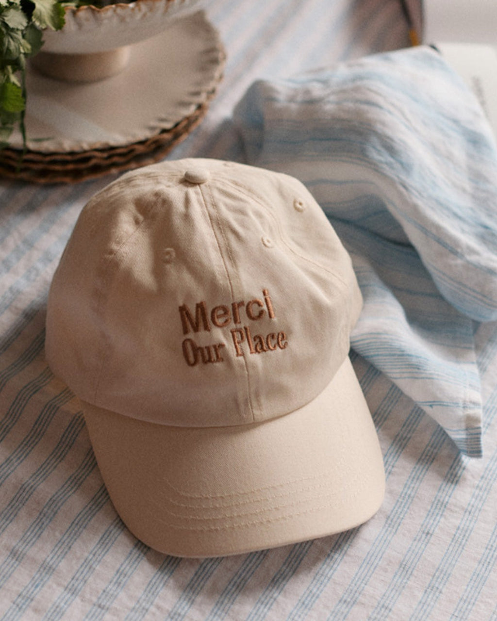 Merci x Our Place - Casquette - Ecru