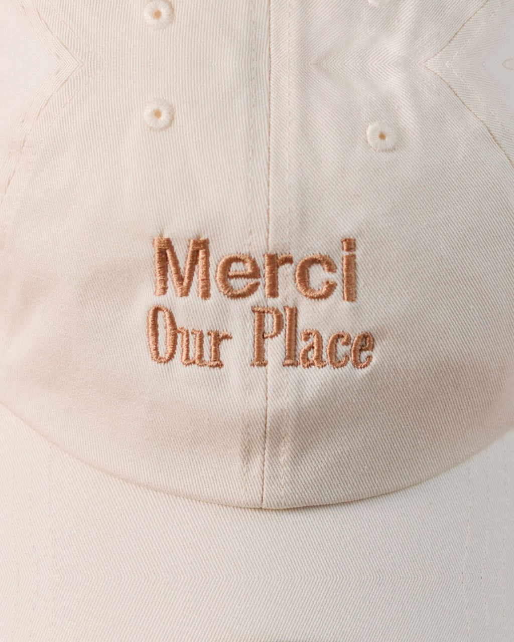 Merci x Our Place - Casquette - Ecru