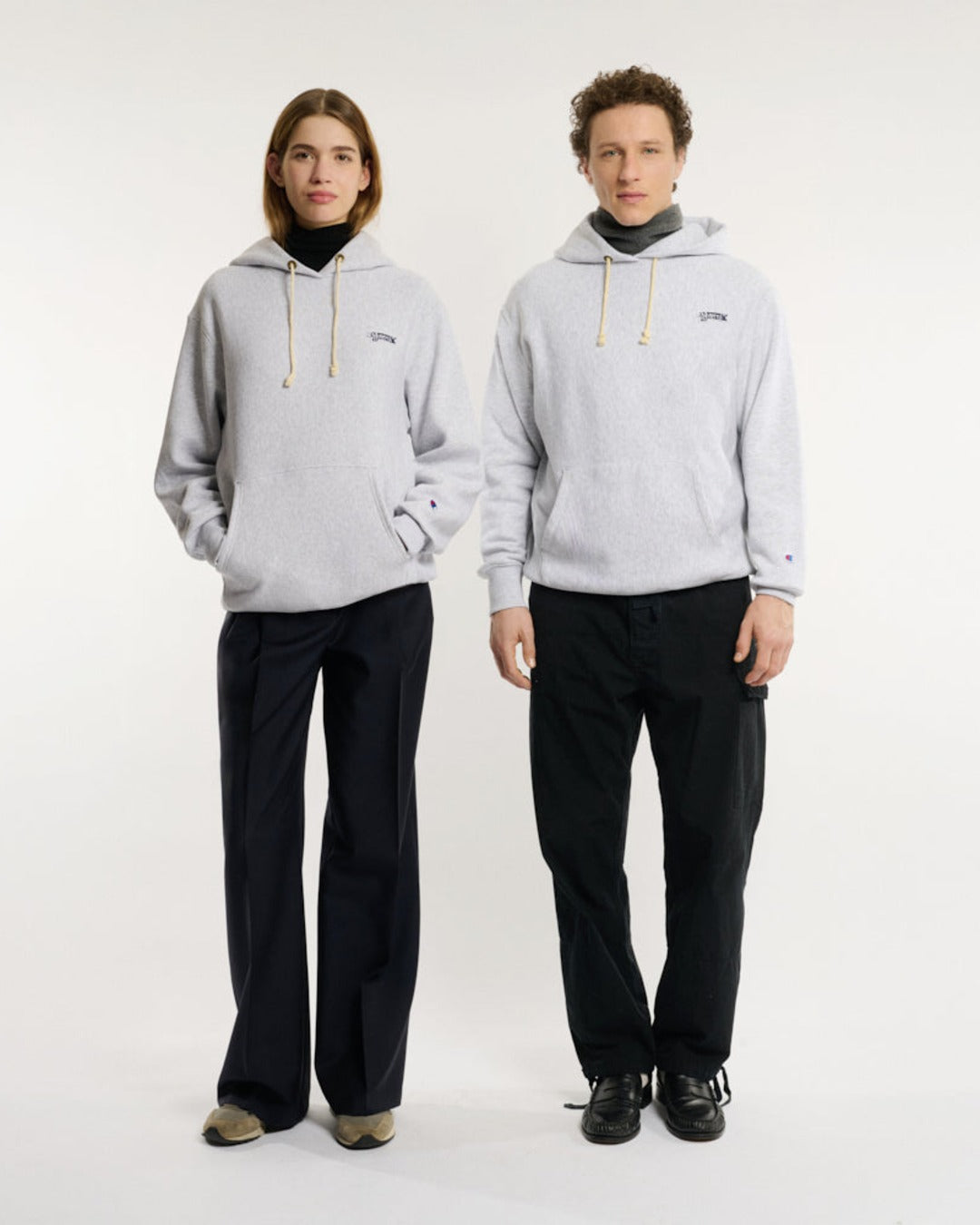 Merci x Champion - Merci Patch Hoodie - Grey