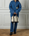Merci - Paris Bag - Ecru & Black