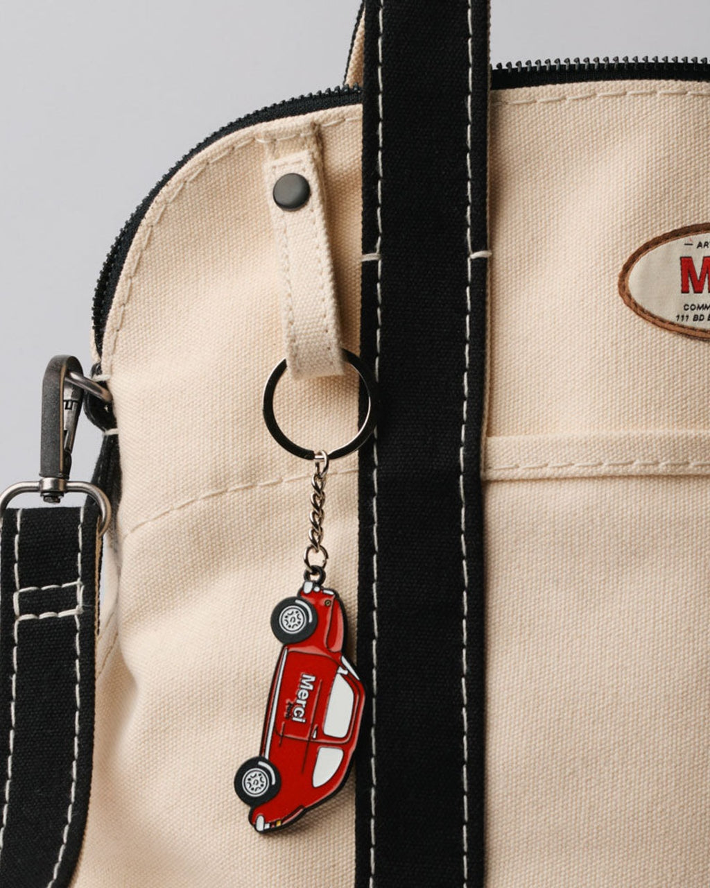 Merci - Paris Bag - Ecru & Black