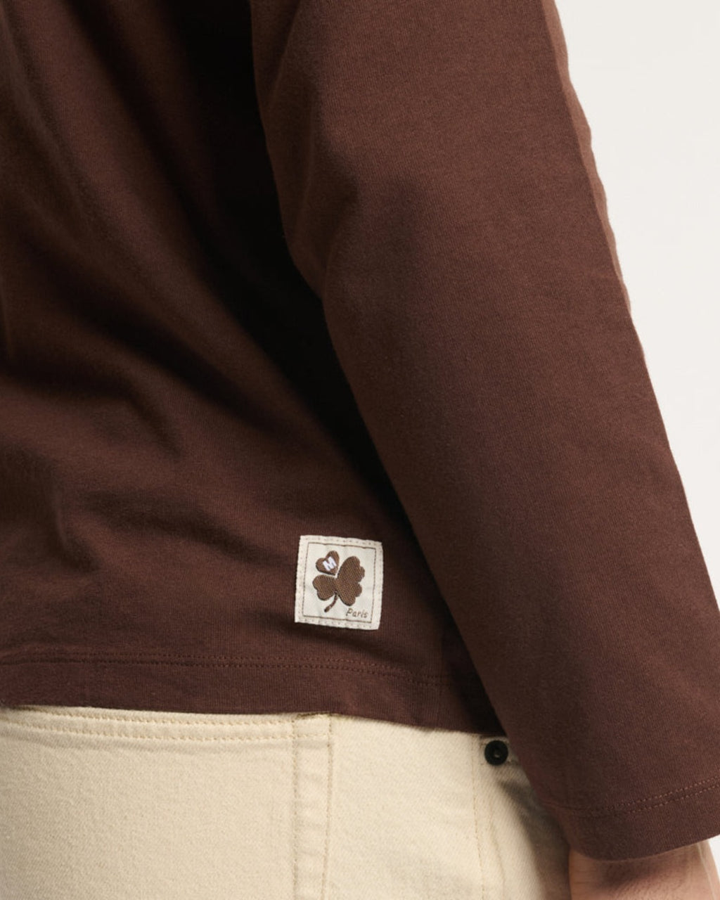 Merci - Aurelien LS T-shirt - Brown