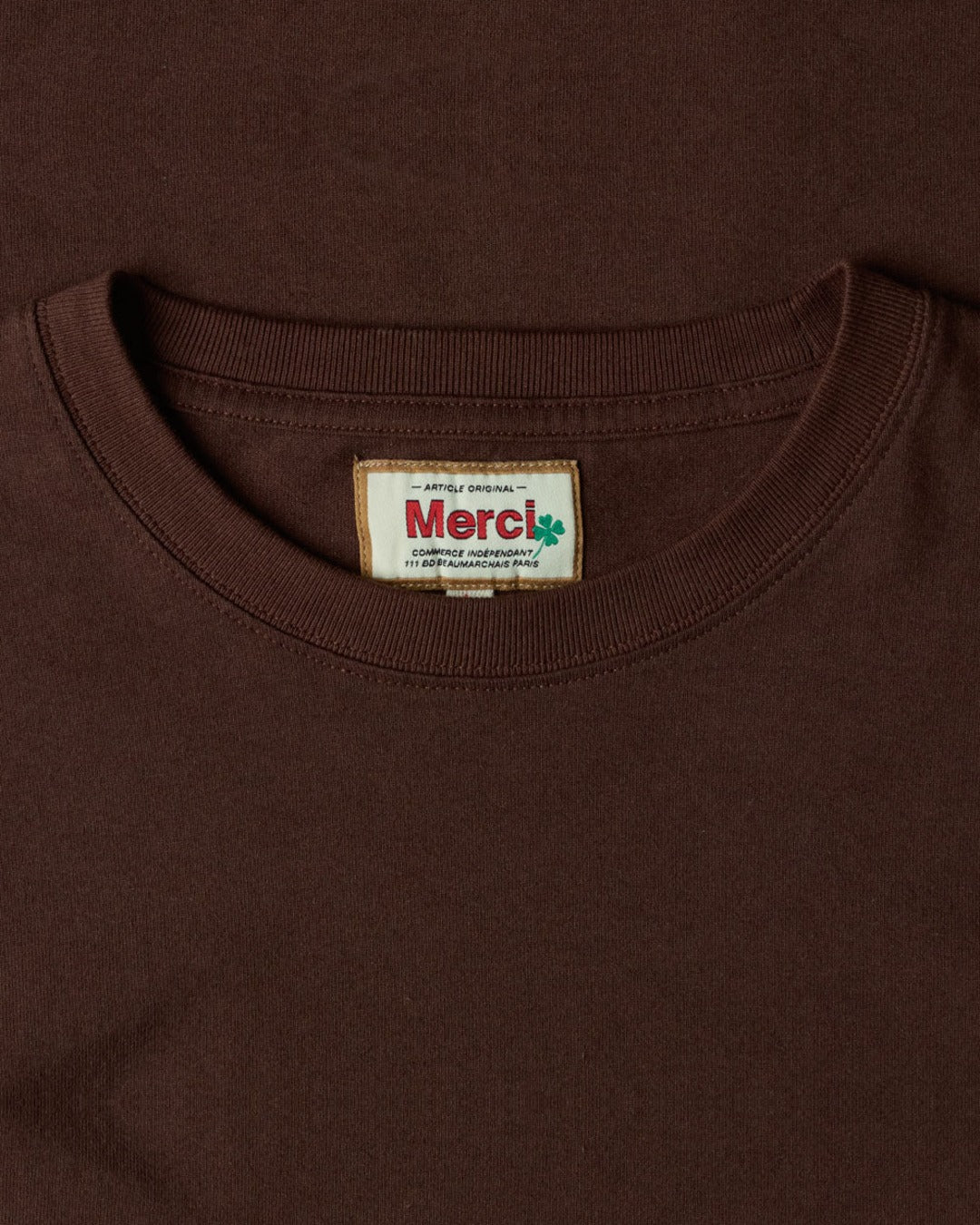 Merci - Aurelien LS T-shirt - Brown