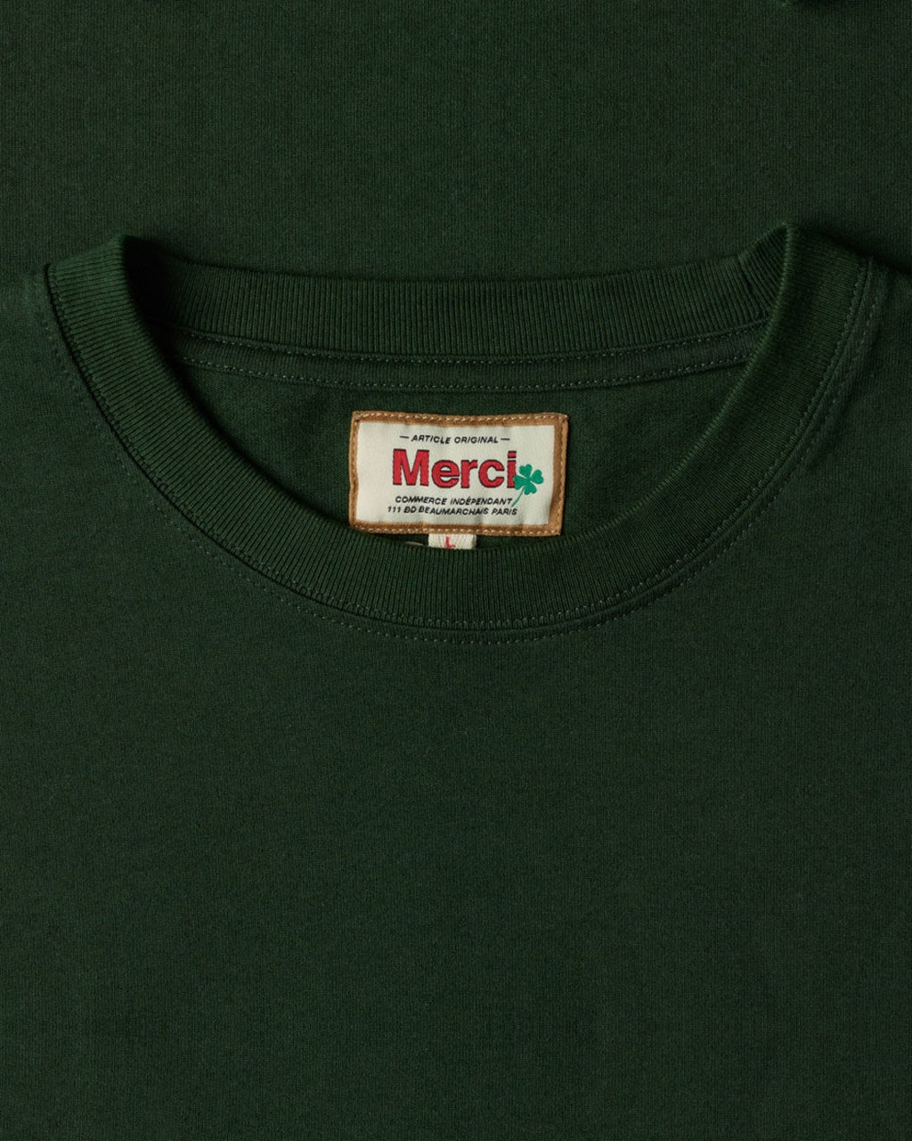 Merci - Aurelien LS T-shirt - Forest
