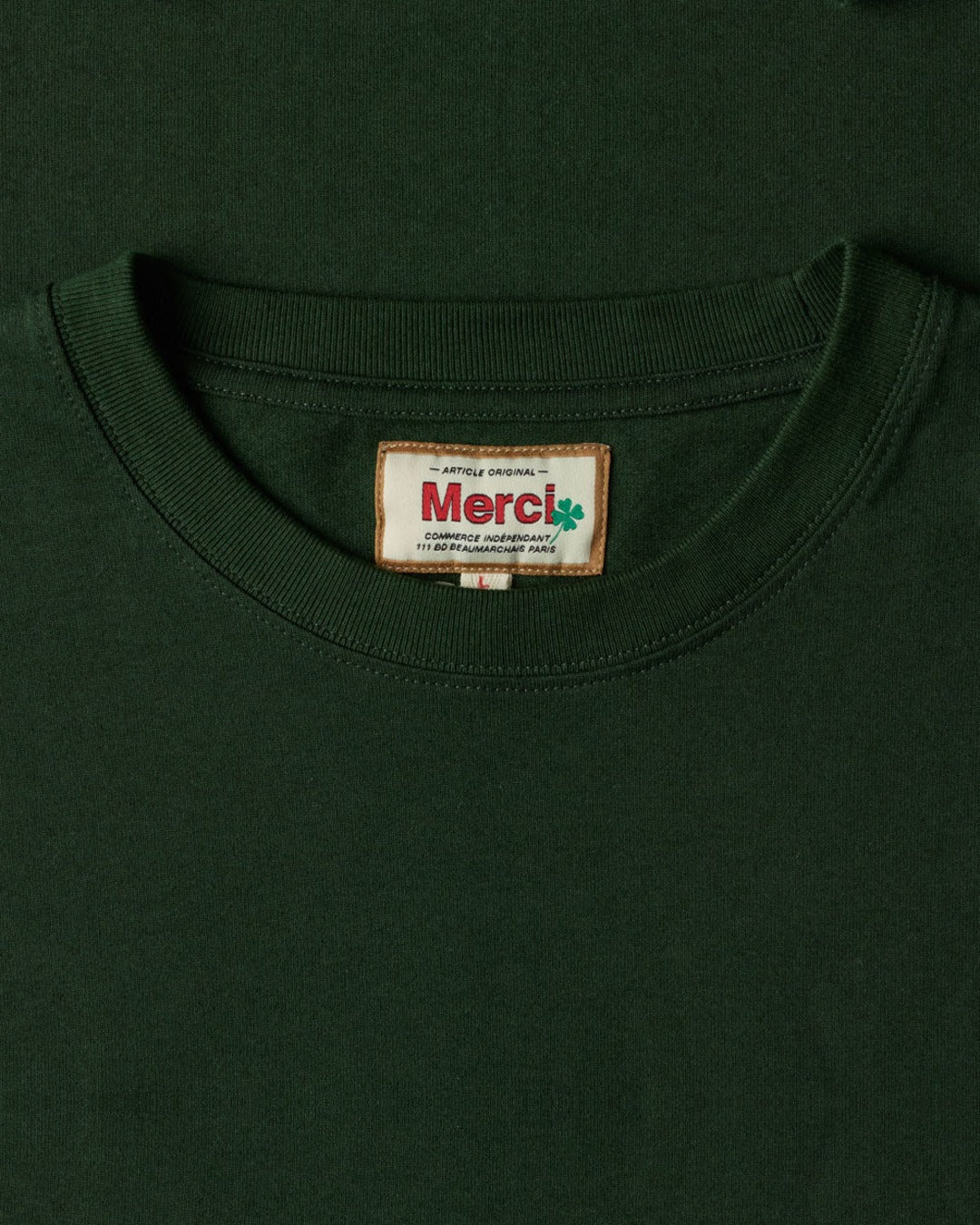 Merci - Aurelien LS T-shirt - Forest