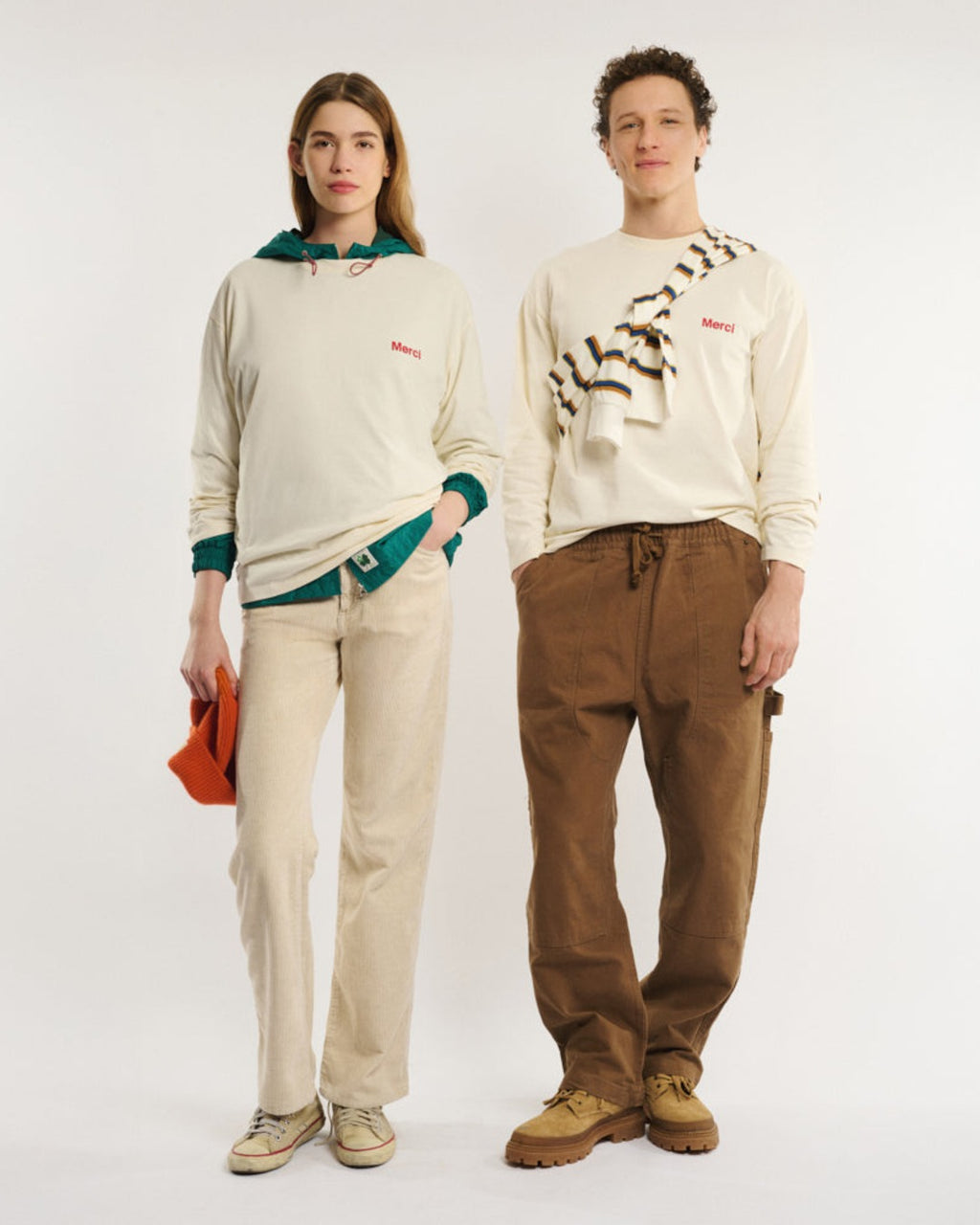 Merci - Aurelien LS T-shirt - Off White