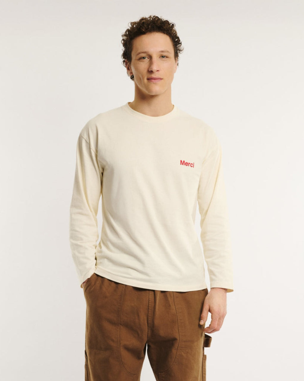 Merci - Aurelien LS T-shirt - Off White