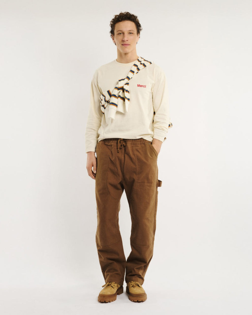 Merci - Aurelien LS T-shirt - Off White