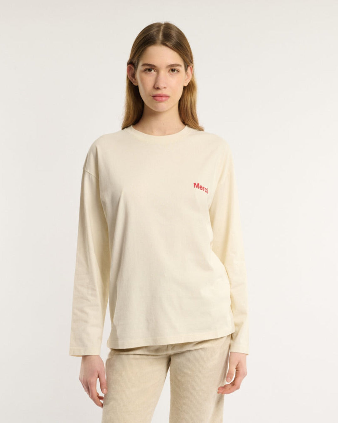 Merci - Aurelien LS T-shirt - Off White
