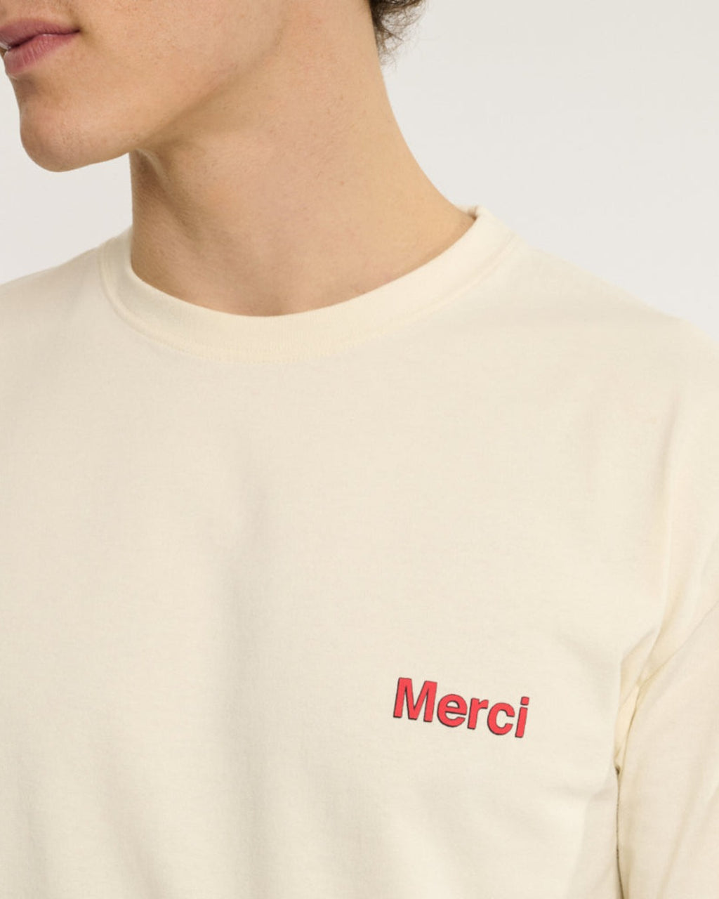 Merci - Aurelien LS T-shirt - Off White