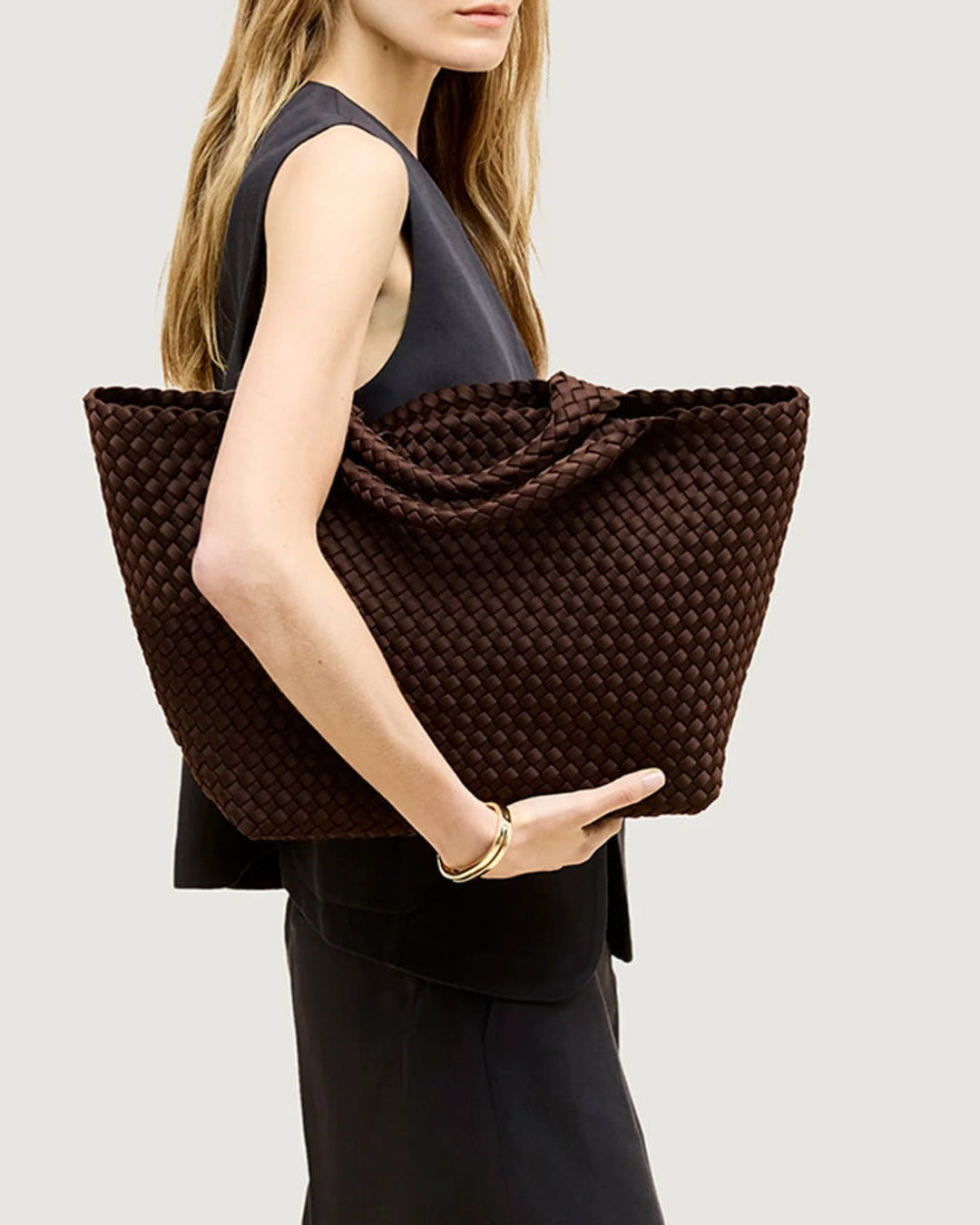 Naghedi - St Barths Medium Tote - Chocolate