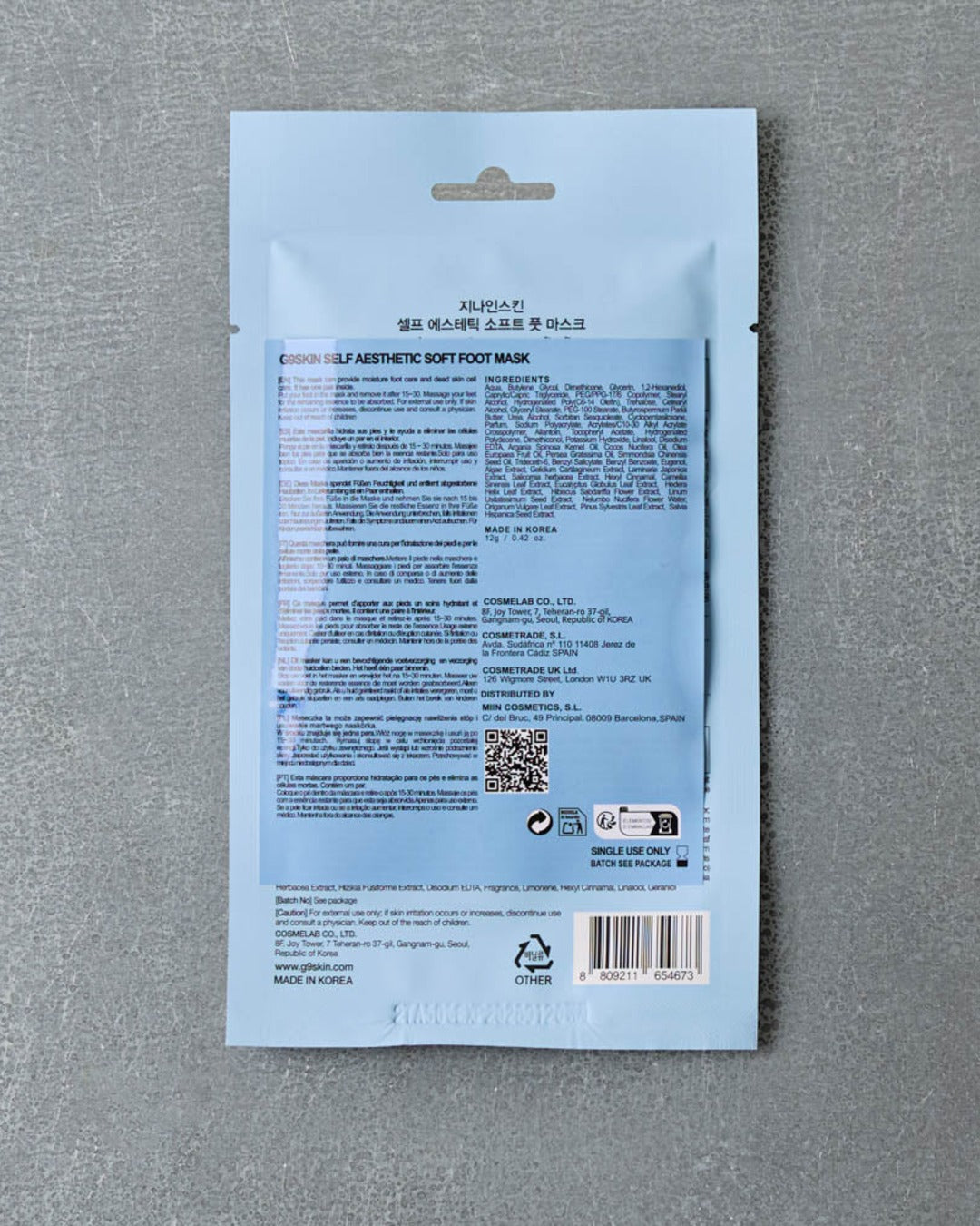 G9 Skin - Masque Soft Foot