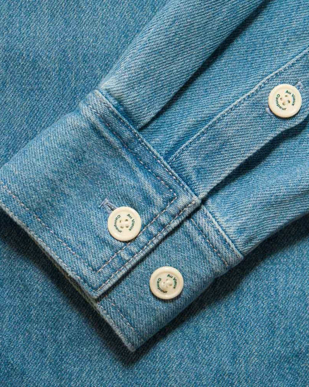 Au Vieux Campeur - Congés Payés - Marcel Shirt - Blue & White