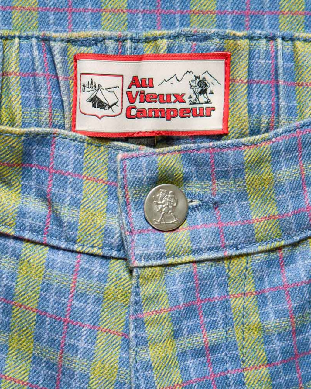 Au Vieux Campeur - Congés Payés - Edgar Checked Trousers - Green Red & Blue