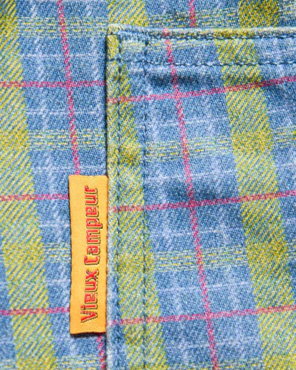 Au Vieux Campeur - Congés Payés - Edgar Checked Trousers - Green Red & Blue