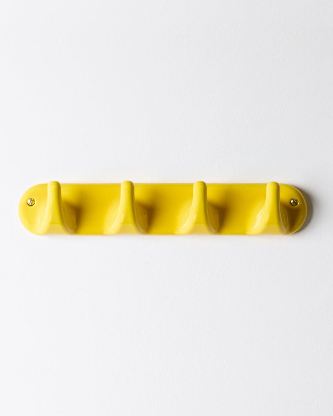 Zangra - Patere 4 Crochets En Porcelaine - Jaune