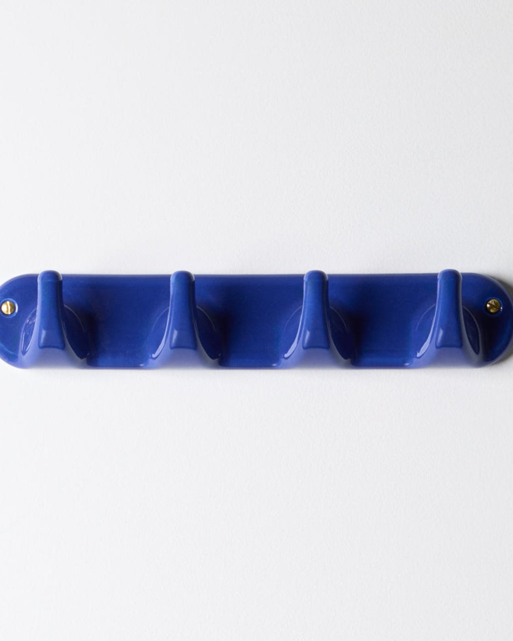 Zangra - 4-Hook Porcelain Rack - Blue