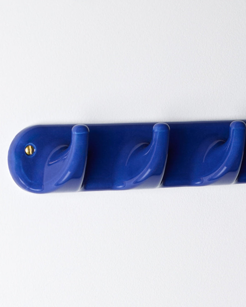 Zangra - 4-Hook Porcelain Rack - Blue