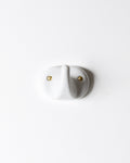 Zangra - Porcelain Hook - White