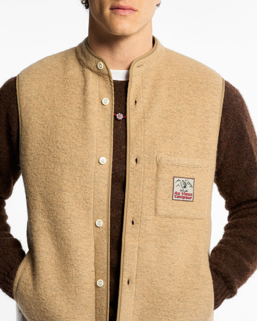Au Vieux Campeur - Congés Payés - Gilet Sans Manches - Beige