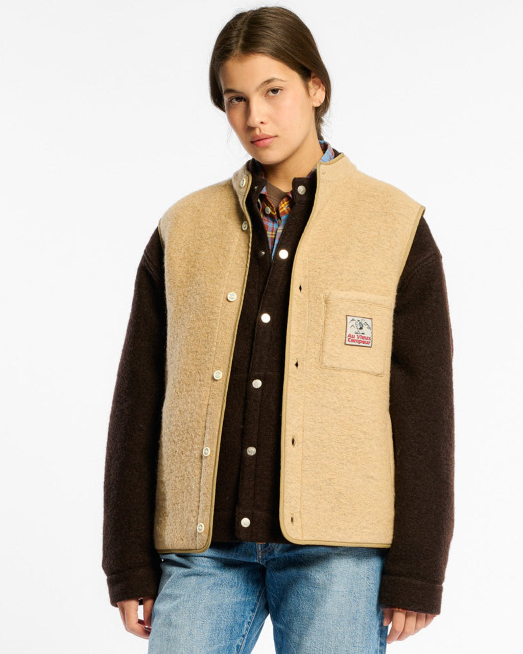 Au Vieux Campeur - Congés Payés - Gilet Sans Manches - Beige