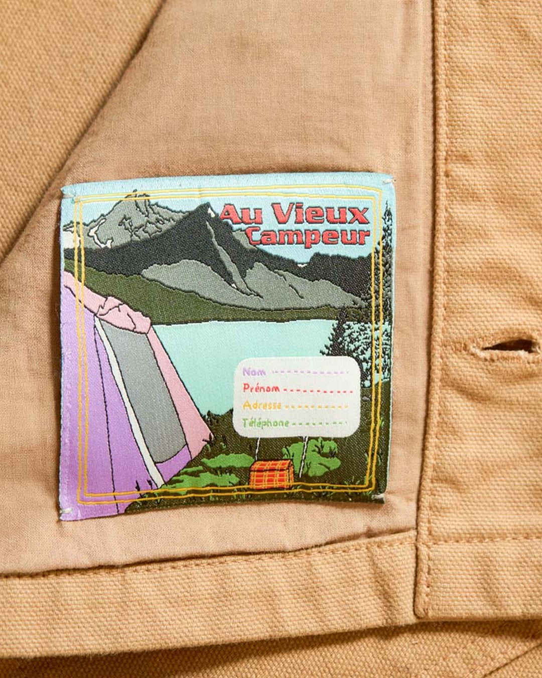 Au Vieux Campeur - Congés Payés - Veste Canva Henri - Beige