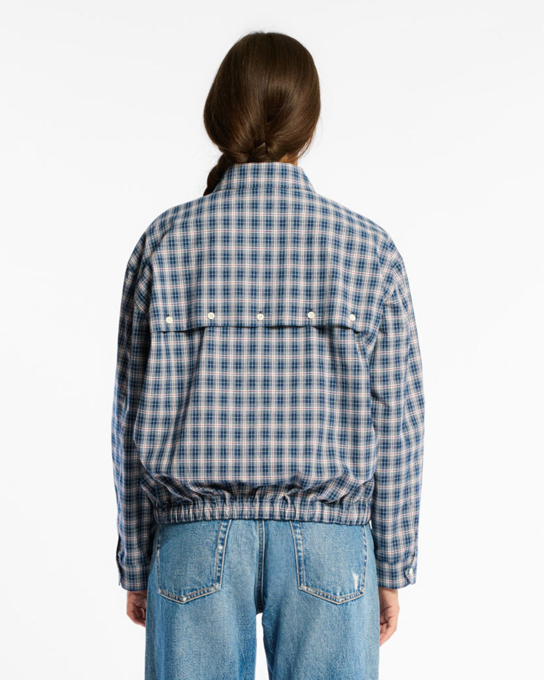 Au Vieux Campeur - Congés Payés - Veste À Carreaux Claude - Bleu & Blanc