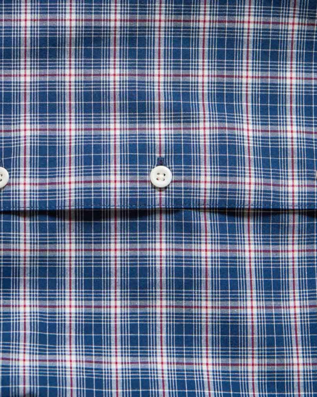 Au Vieux Campeur - Congés Payés - Veste À Carreaux Claude - Bleu & Blanc