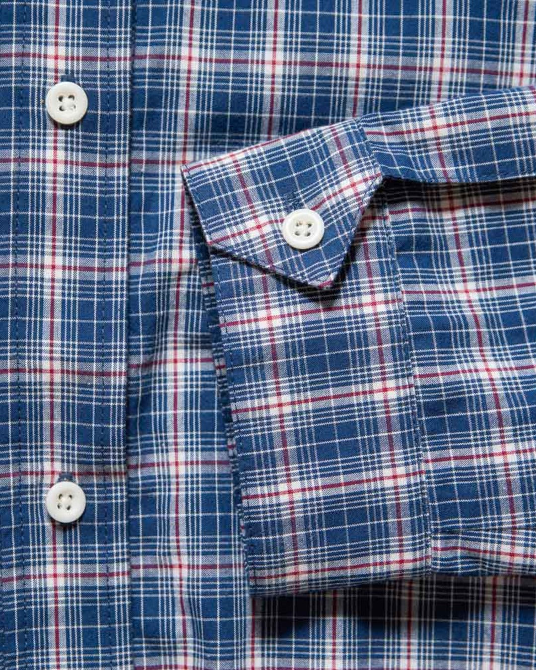 Au Vieux Campeur - Congés Payés - Veste À Carreaux Claude - Bleu & Blanc