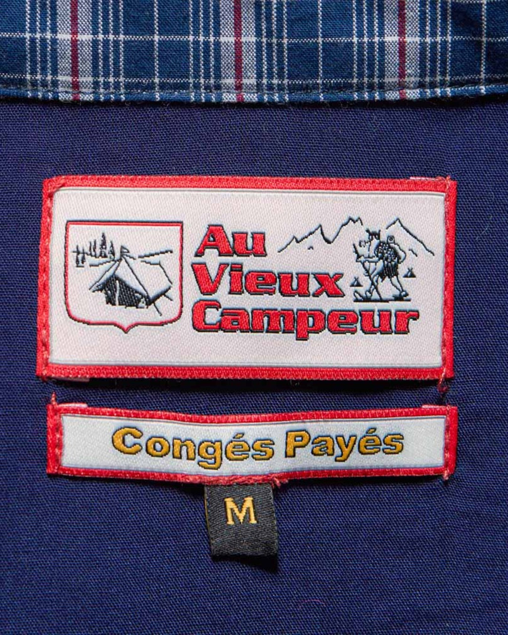 Au Vieux Campeur - Congés Payés - Veste À Carreaux Claude - Bleu & Blanc