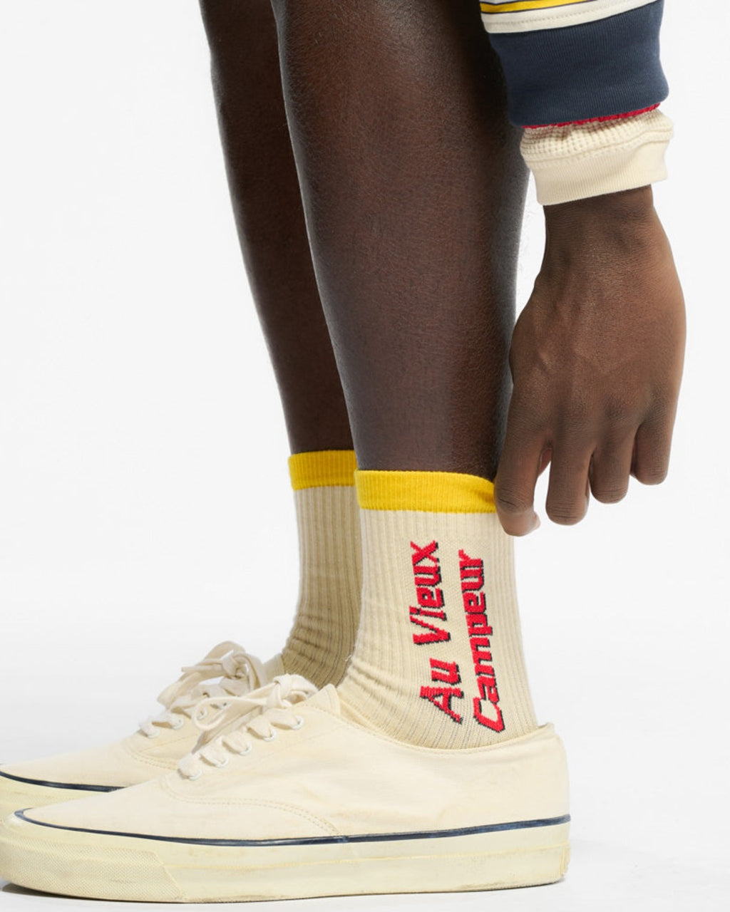 Au Vieux Campeur - Congés Payés - Au Vieux Campeur Socks - Yellow
