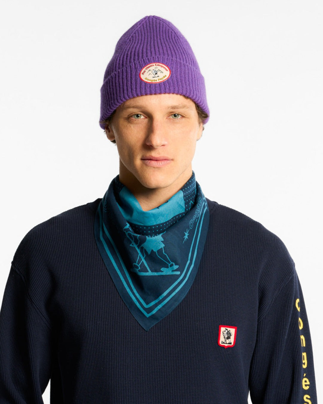 Au Vieux Campeur - Congés Payés - Bandana - Marine