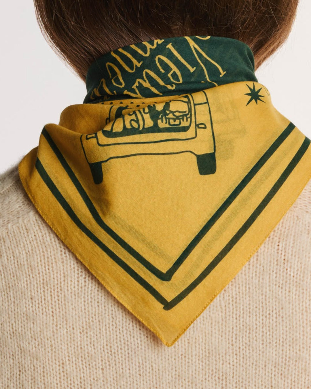 Au Vieux Campeur - Congés Payés - Bandana - Jaune