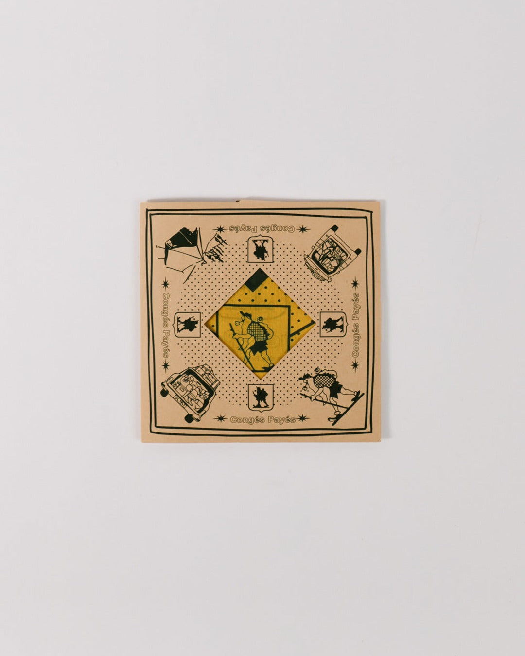 Au Vieux Campeur - Congés Payés - Bandana - Jaune