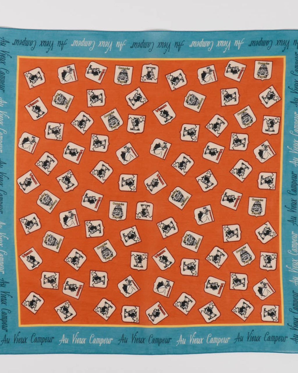 Au Vieux Campeur - Congés Payés - Bandana Domi - Bleu & Orange